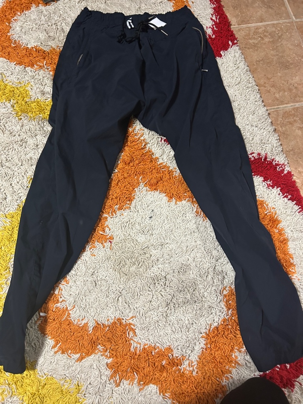 Windsor Men's Navy Drawstring Jogger Pants